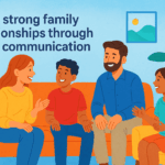 Build strong family relationships through open communication