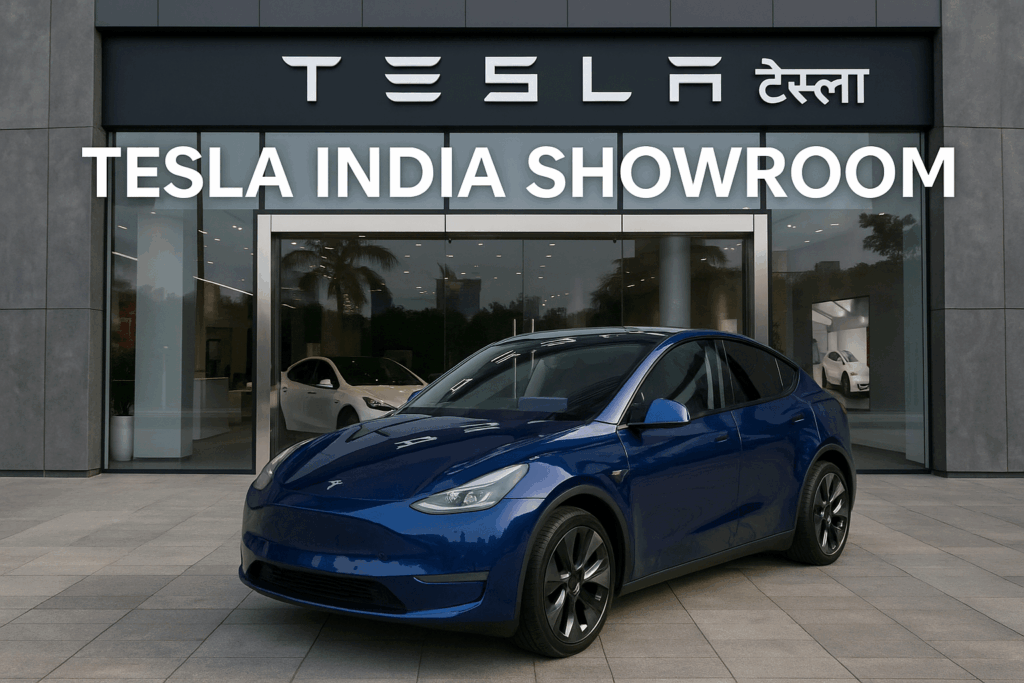 Tesla India Showroom