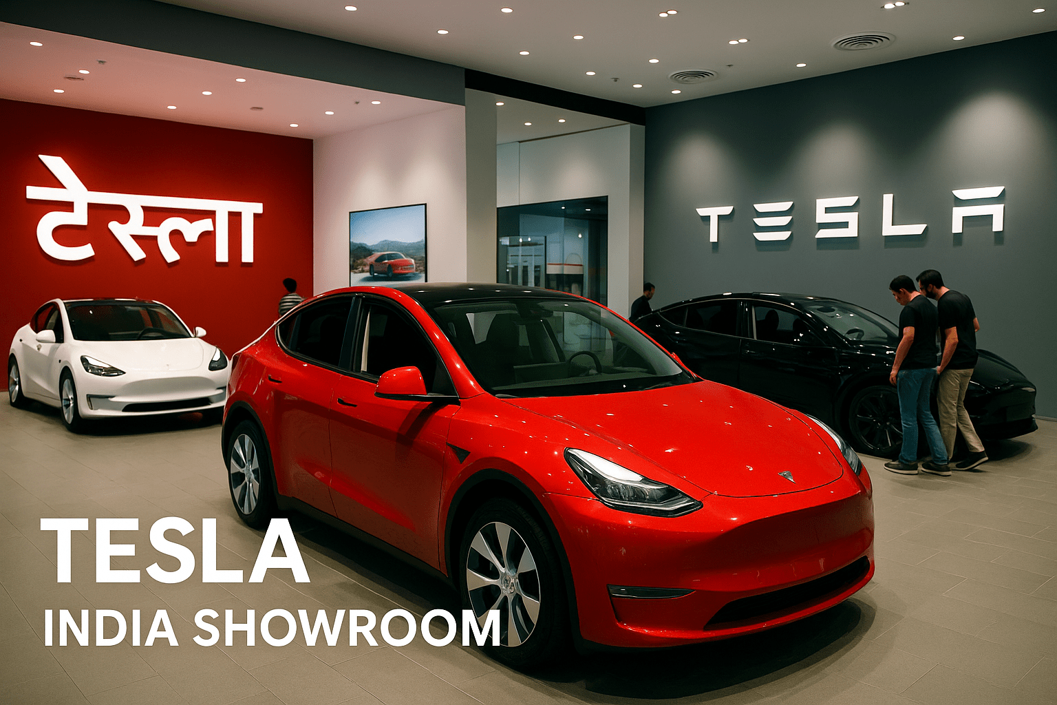 Tesla India Showroom, Mumbai