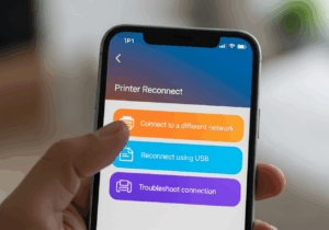 HP Smart App reconnecting offline HP printer